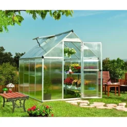 Canopia Mythos Doppio Strato Serra Da Giardino in Policarbonato 247X185X208 cm Argento