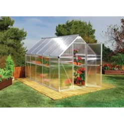 Canopia Mythos Doppio Strato Serra Da Giardino in Policarbonato 306X185X208 cm Argento