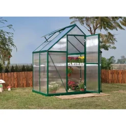 Canopia Mythos Doppio Strato Serra Da Giardino in Policarbonato 426X185X208 cm Argento