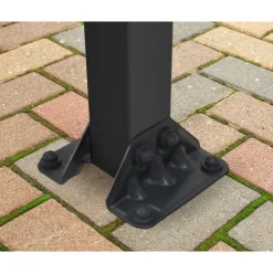 Canopia Olympia Pergola Addossata in Alluminio 3X4.3 m Grigio