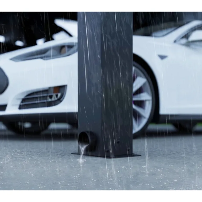 Canopia OSLO in Alluminio 6X6 m Nero