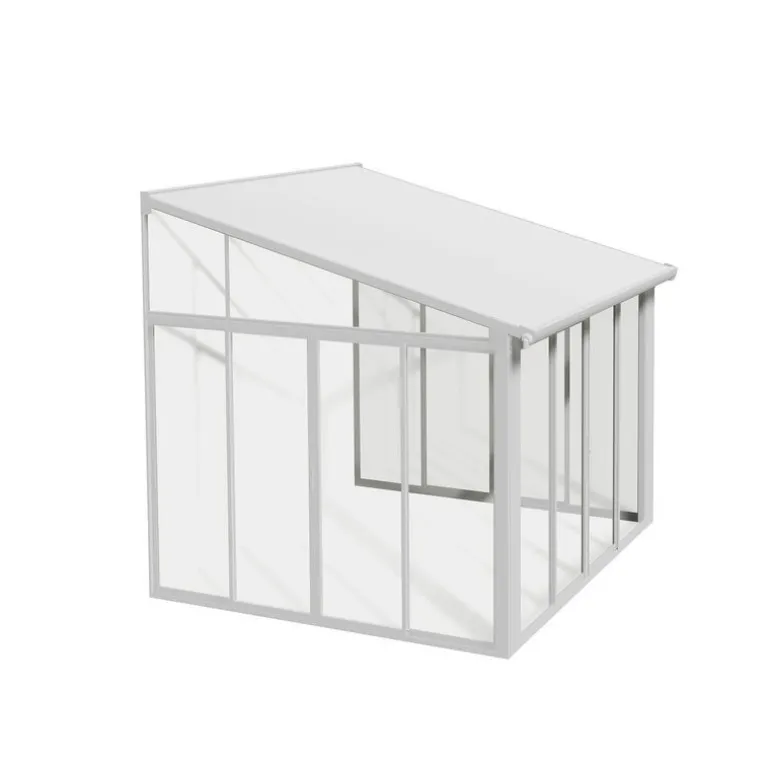 Canopia San Remo Pergola Chiusa in Alluminio 3X3 m Bianco