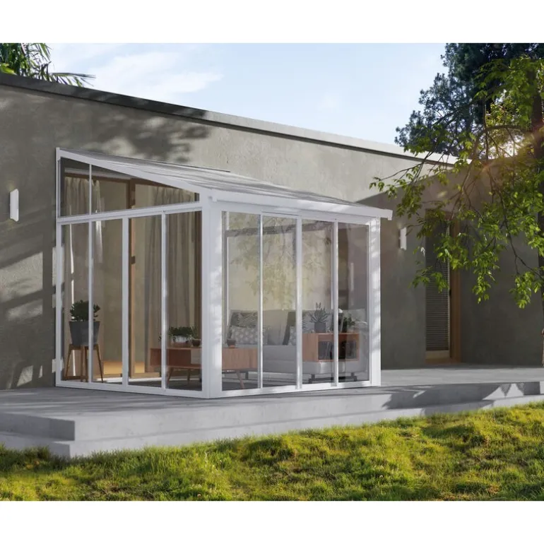 Canopia San Remo Pergola Chiusa in Alluminio 3X3 m Bianco