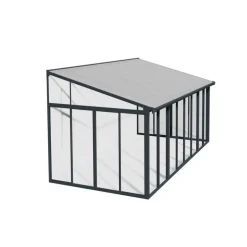 Canopia San Remo Pergola Chiusa in Alluminio 3X5.6 m Grigio