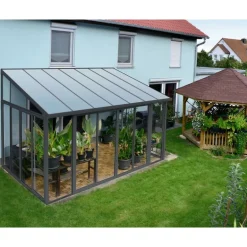 Canopia San Remo Pergola Chiusa in Alluminio 3X4.4 m Grigio