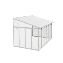 Canopia San Remo Pergola Chiusa in Alluminio 3X4.4 m Bianco