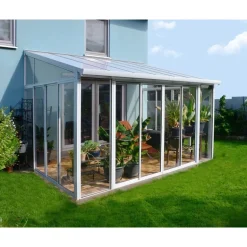Canopia San Remo Pergola Chiusa in Alluminio 3X4.4 m Bianco