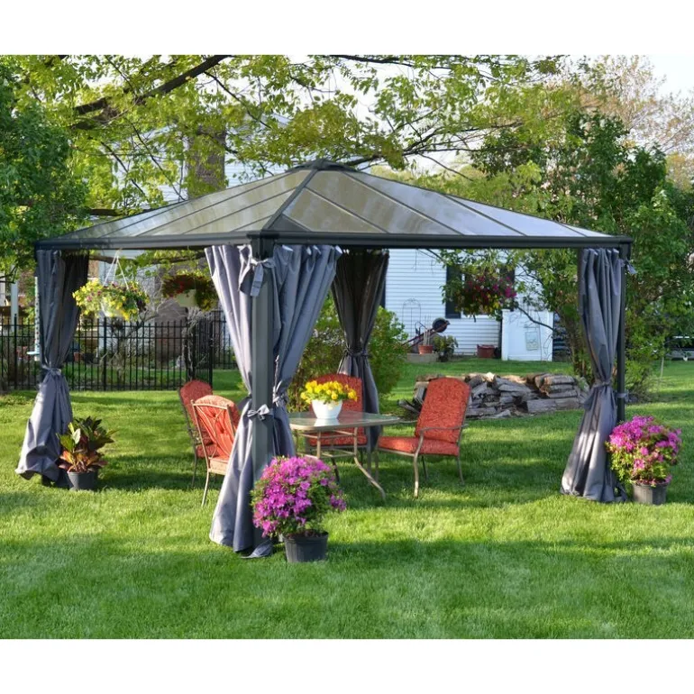 Canopia Set Di Tende Per Gazebo Palermo E Milano 3.7X2.2 m