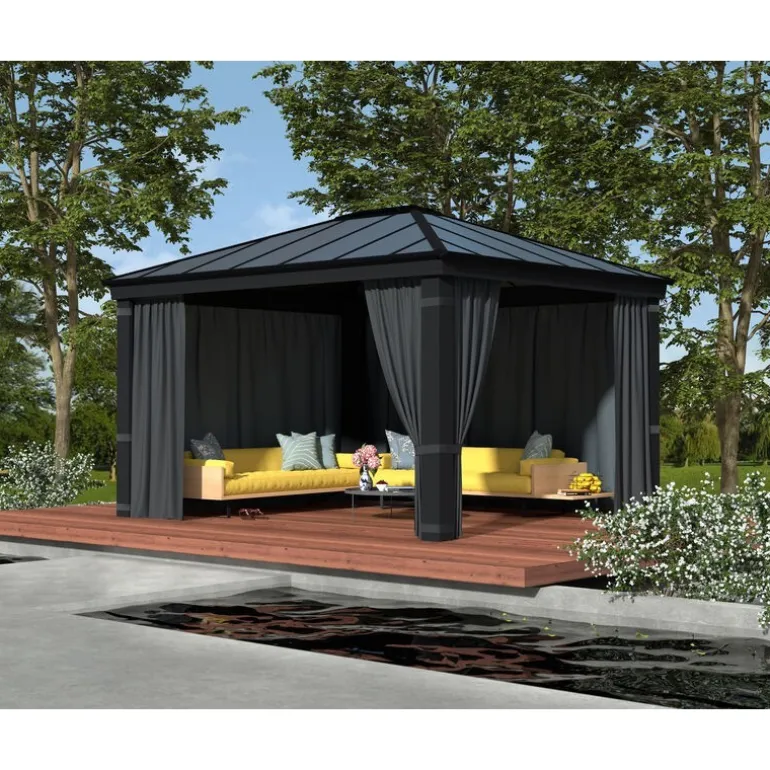 Canopia Set Di Tende Per Gazebo Dallas 3.6X4.3 m