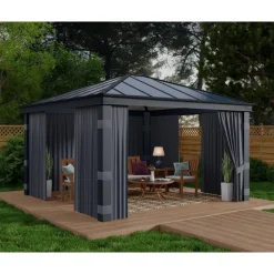 Canopia Set Di Tende Per Gazebo Dallas 4.3X4.3 m
