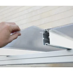 Canopia Sierra Pergola Addossata in Alluminio 2.3X6.7 m Bianco