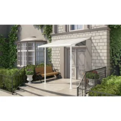 Canopia Sierra Pergola Addossata in Alluminio 2.3X2.3 m Bianco
