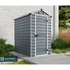 Canopia Skylight Casetta Da Giardino in Policarbonato 176X120X203 cm Grigio