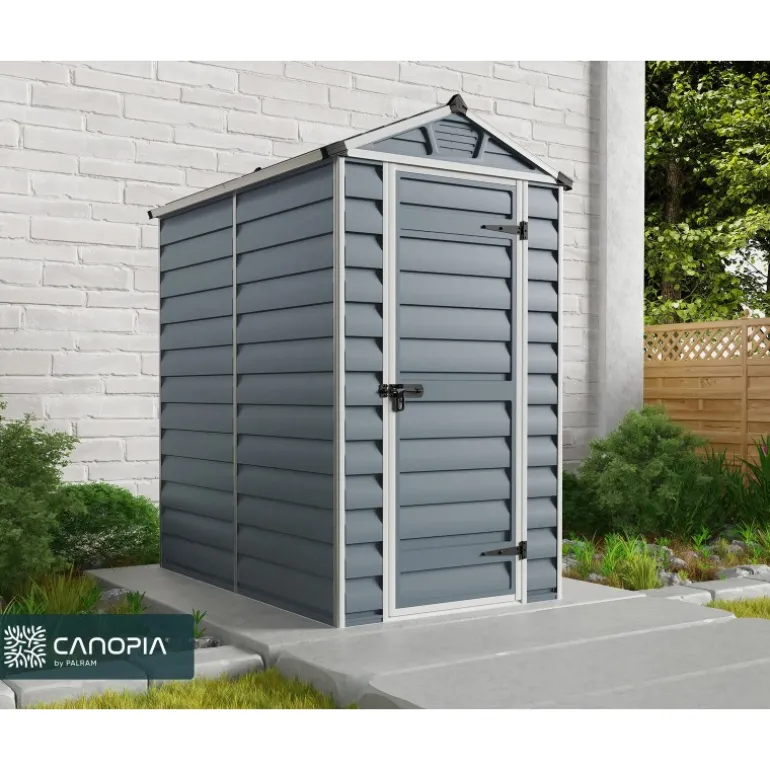 Canopia Skylight Casetta Da Giardino in Policarbonato 176X120X203 cm Grigio