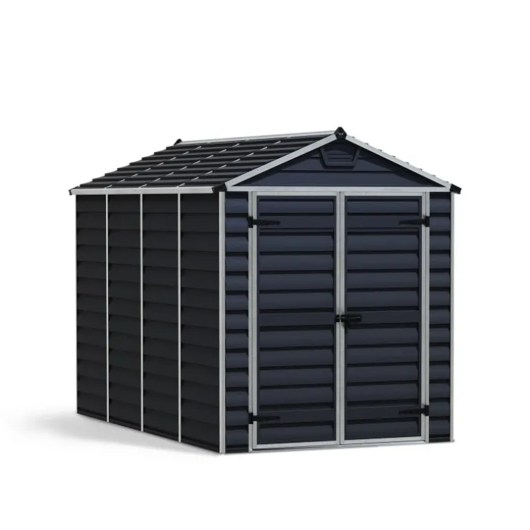 Canopia Skylight Casetta Da Giardino in Policarbonato 303X185X217 cm Grigio Scuro