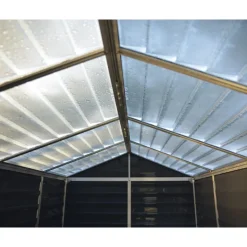 Canopia Skylight Casetta Da Giardino in Policarbonato 303X185X217 cm Grigio Scuro