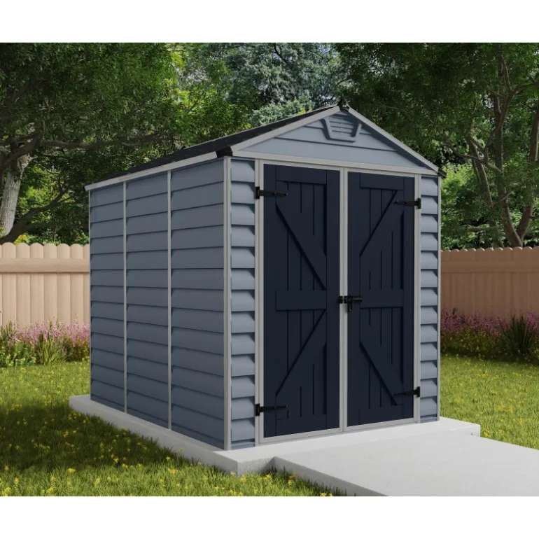 Canopia Skylight Casetta Da Giardino in Policarbonato 229X185X217 cm Grigio Deco