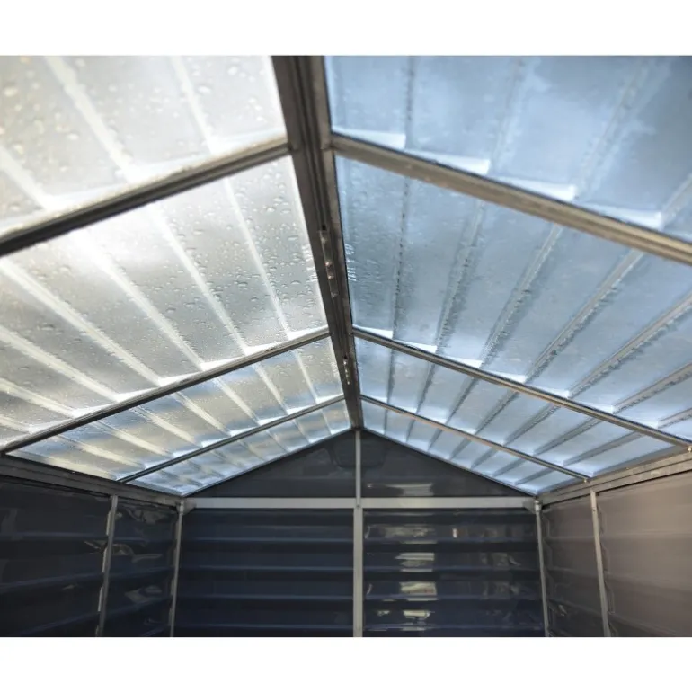 Canopia Skylight Casetta Da Giardino in Policarbonato 303X185X217 cm Grigio
