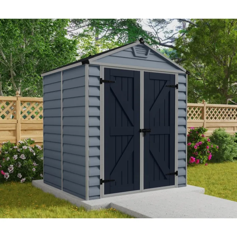 Canopia Skylight Casetta Da Giardino in Policarbonato 154X185X217 cm Grigio Deco