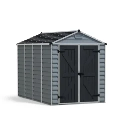 Canopia Skylight Casetta Da Giardino in Policarbonato 303X185X217 cm Grigio Deco