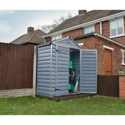 Canopia Skylight Casetta Da Giardino in Policarbonato 90X185X217 cm Grigio