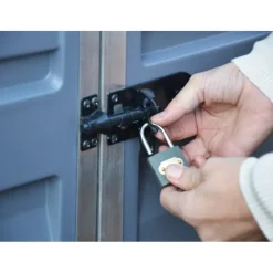 Canopia Skylight Casetta Da Giardino in Policarbonato 90X185X217 cm Grigio