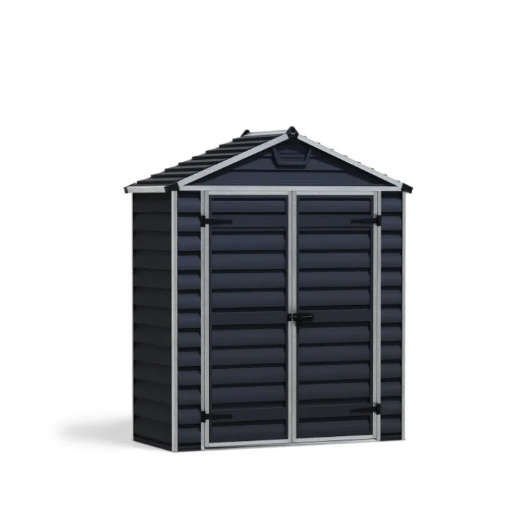 Canopia Skylight Casetta Da Giardino in Policarbonato 90X185X217 cm Grigio Scuro