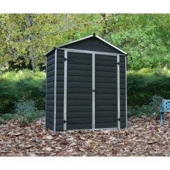 Canopia Skylight Casetta Da Giardino in Policarbonato 90X185X217 cm Grigio Scuro