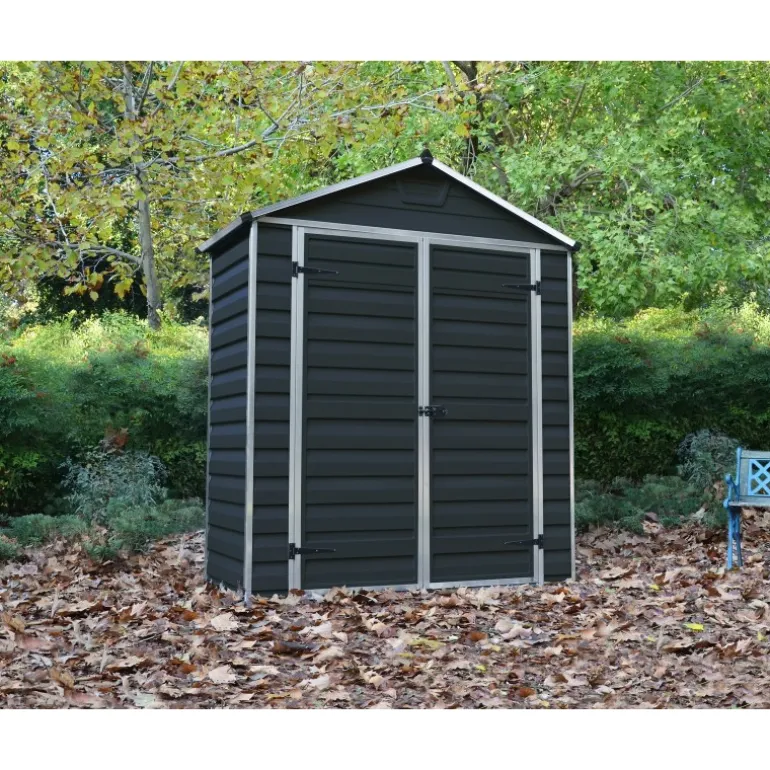 Canopia Skylight Casetta Da Giardino in Policarbonato 90X185X217 cm Grigio Scuro