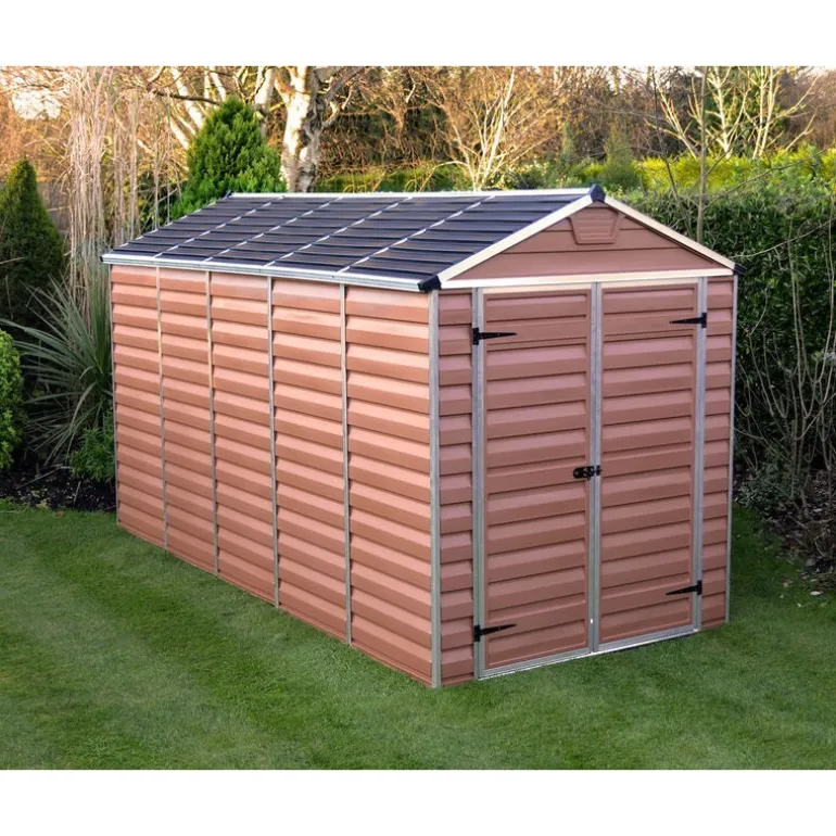 Canopia Skylight Casetta Da Giardino in Policarbonato 378X185X217 cm Ambra