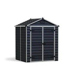 Canopia Skylight Casetta Da Giardino in Policarbonato 154X185X217 cm Grigio Scuro