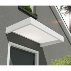 Canopia Sophia Pensilina Da Esterno 160X95 cm - Struttura Bianca Pannelli Opal Bianco