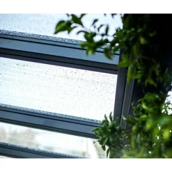 Canopia Stockholm Pergola Addossata in Alluminio di Premium 3.4X6 m Trasparente