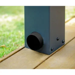 Canopia Stockholm Pergola Addossata in Alluminio di Premium 3.4X6.6 m Trasparente