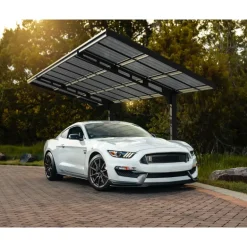 Canopia Sydney Carport in Alluminio 3 X 6 m Nero