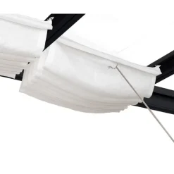 Canopia Tenda da Tetto Per la Pergola Stockholm 3.4X9.5 m Bianco