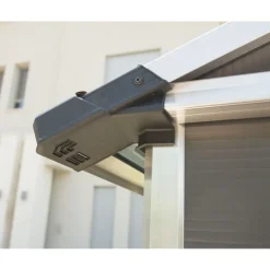 Canopia Yukon Casetta Da Giardino in Policarbonato 519X332X252 cm Grigio Pavimento Incluso