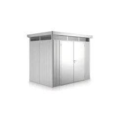 Casetta da Giardino in Metallo HIGHLINE 1 con Porta a Due Battenti Biohort