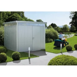 Casetta da Giardino in Metallo HIGHLINE S con Porta Standard Biohort