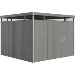 Casetta da Giardino in Metallo HIGHLINE 6 con Porta a Due Battenti Biohort