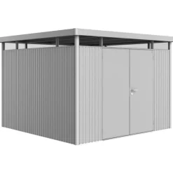 Casetta da Giardino in Metallo HIGHLINE 6 con Porta a Due Battenti Biohort