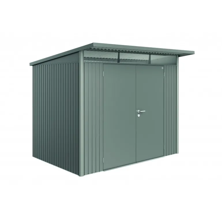 Casetta da Giardino in Metallo AVANTGARDE A5 Biohort con Porta a Due Battenti