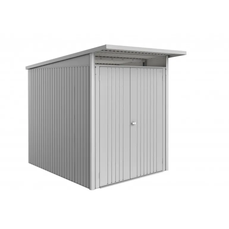 Casetta da Giardino in Metallo AVANTGARDE A2 ECO Biohort con Porta a Due Battenti