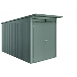 Casetta da Giardino in Metallo AVANTGARDE A4 Biohort con Porta a Due Battenti