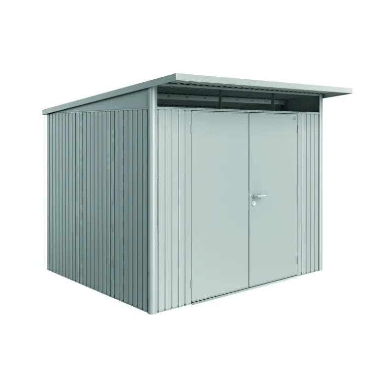 Casetta da Giardino in Metallo AVANTGARDE A6 Biohort con Porta a Due Battenti