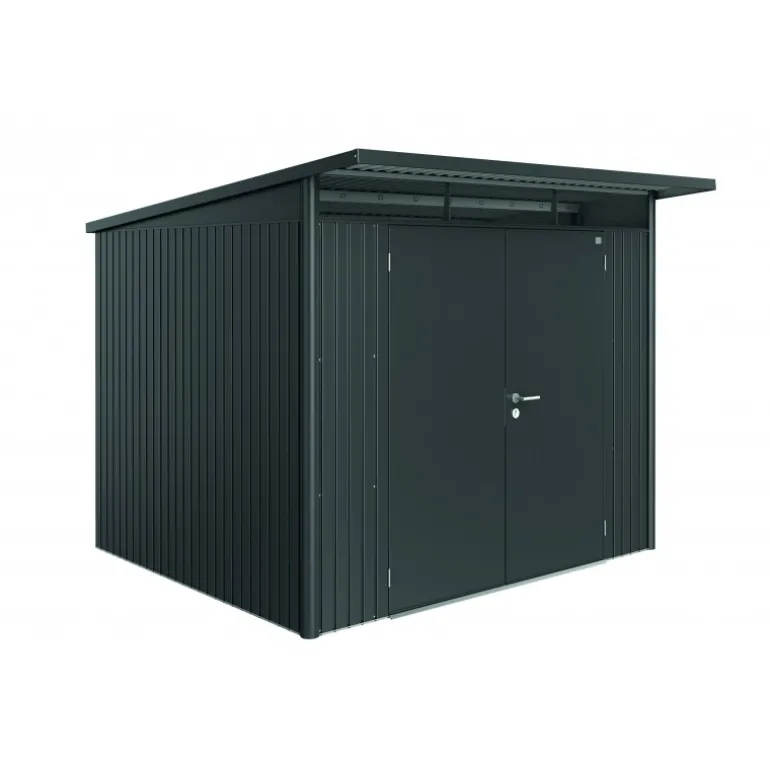 Casetta da Giardino in Metallo AVANTGARDE A6 Biohort con Porta a Due Battenti
