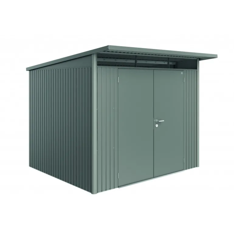 Casetta da Giardino in Metallo AVANTGARDE A6 Biohort con Porta a Due Battenti