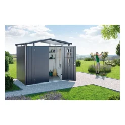 Casetta da Giardino in Metallo PANORAMA 4 Porta Standard Biohort