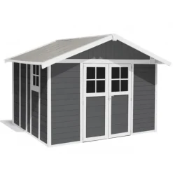 Casetta da Giardino in Resina DECO 11 GREY Grosfillex