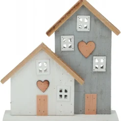 Casetta Illuminata 28 cm. Pezzo Singolo